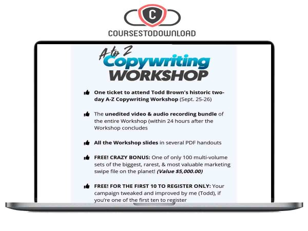 Todd Brown – A-Z Copywriting Workshop Download