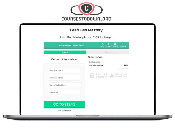 Zarak C – Lead Gen Mastery 2023 Download